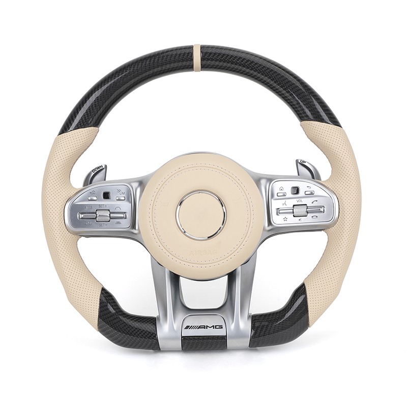 Carbon Steering Wheel for Mercedes C207 W208 W117 X247 X166 AMG