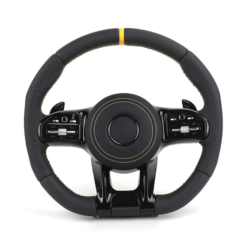 Custom Steering Wheel for Mercedes C-Class W204 W205 C300 AMG GT