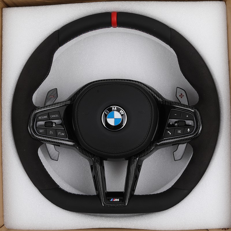 Alcantara Steering Wheel for BMW F80 F82 F90 G20 G30 G80 M430i