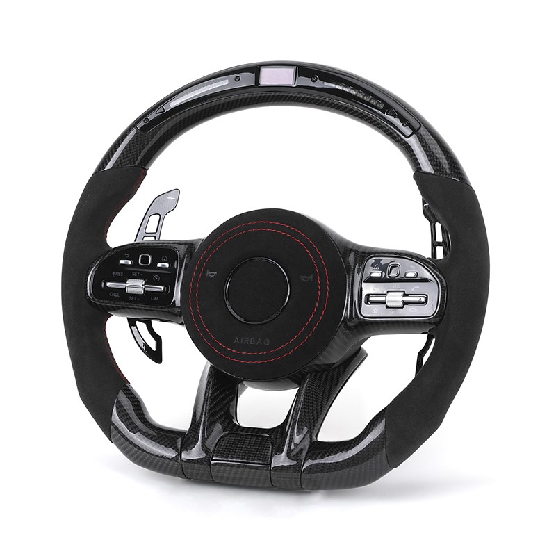 Alcantara LED Steering Wheel for Mercedes W205 W221 W166 W463