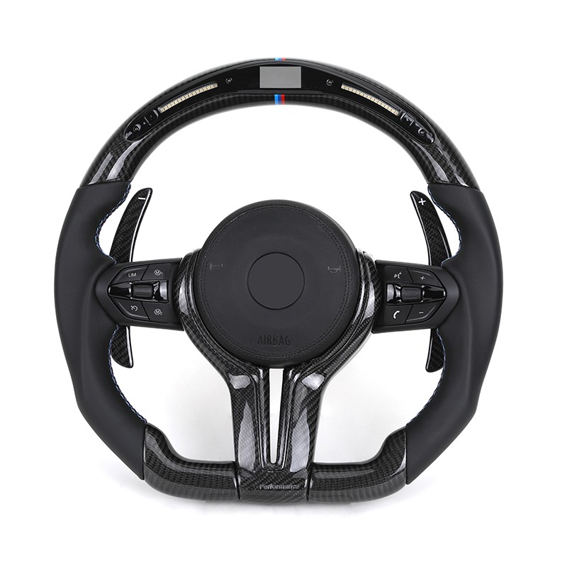 Carbon LED Steering Wheel for BMW F10 F30 M4 F82 E60 E90 E92