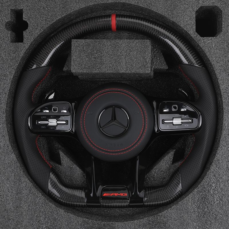 Carbon Steering Wheel for Mercedes W213 CLS C257 W205 C63 AMG