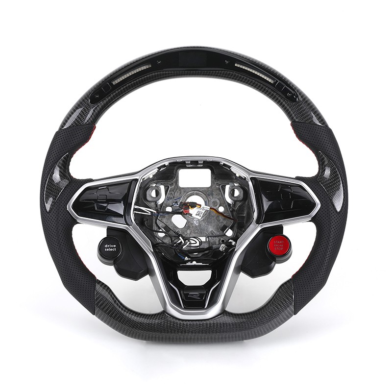 Carbon Steering Wheel for VW Golf R 6 7 MK7 7.5 Gti Gtd